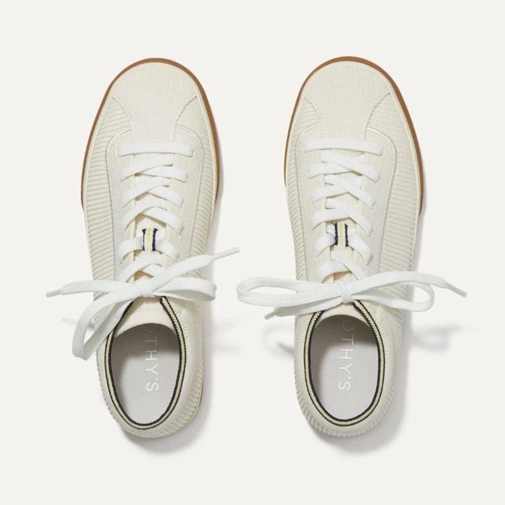 Rothy’s The Lace Up Vanilla size 8 - NWOT